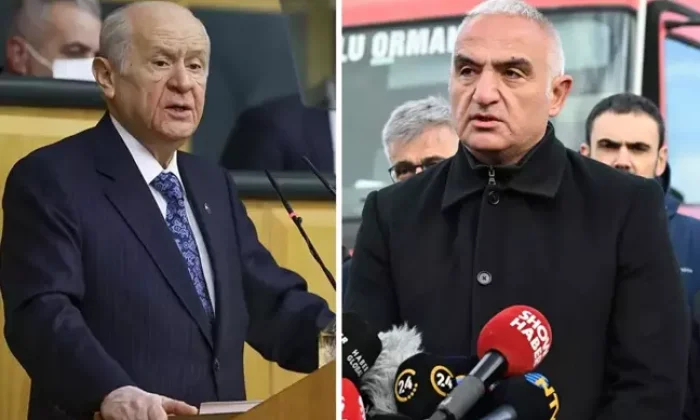 Bahçeli’den Bakan Ersoy’a salvador: Bakan Bey Sorumluluktan Kaçması!.