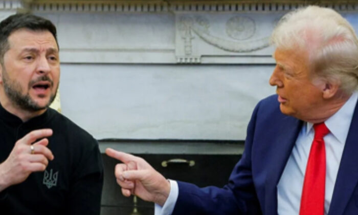 Trump ve Zelensky kameralar önünde birbirlerine girdi!.