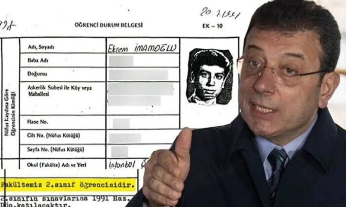 İmamoğlu’nun sahte diploması iptal edildi!.