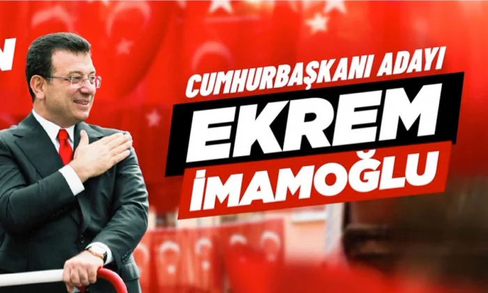 İmamoğlu sosyal medya hesabında kendi kendini Cumhurbaşkanı adayı ilan etti!.