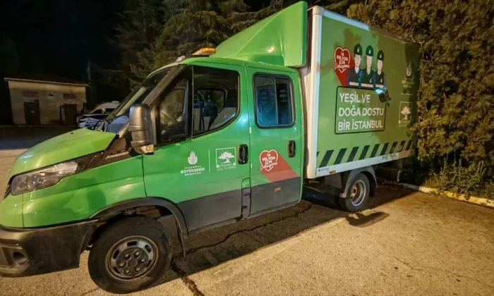 İBB’nin peyzaj aracı ile insan kaçakçılığı yaptılar!.