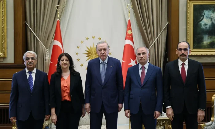 Cumhurbaşkanı Erdoğan ile DEM Parti Heyeti görüşmesi sona erdi..