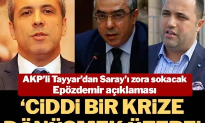 Şamil Tayyar’dan hükümeti zora sokacak Rezan Epözdemir açıklaması!.