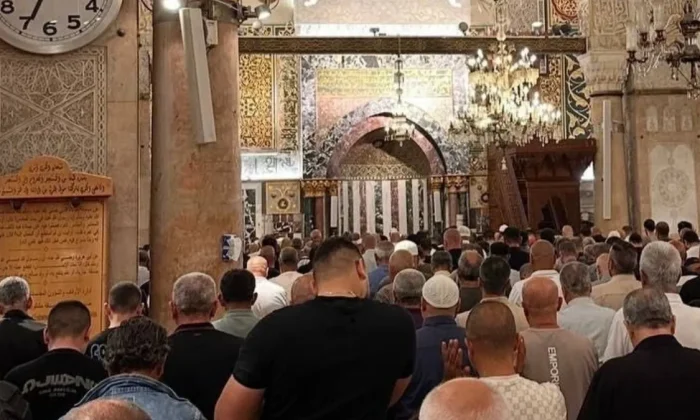 Mescid-i Aksa’da yıllar sonra Sabah Namazı heyecanı..