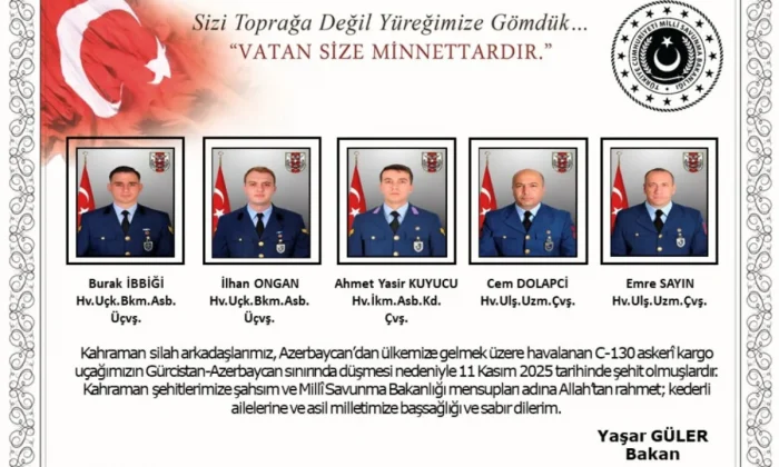 Şehit olan 20 askerimizin isimleri belli oldu..