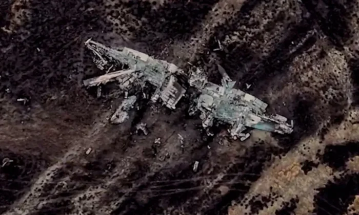 20 askerimizin şehit olduğu askeri uçağın enkazı görüntülendi..