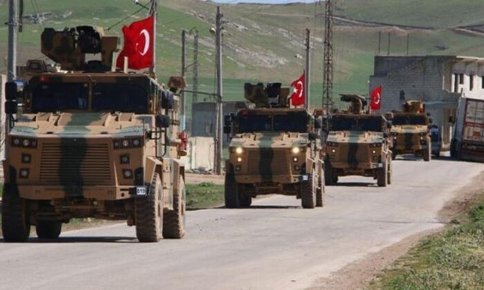 TSK konvoyları Münbiç hattına ilerliyor..