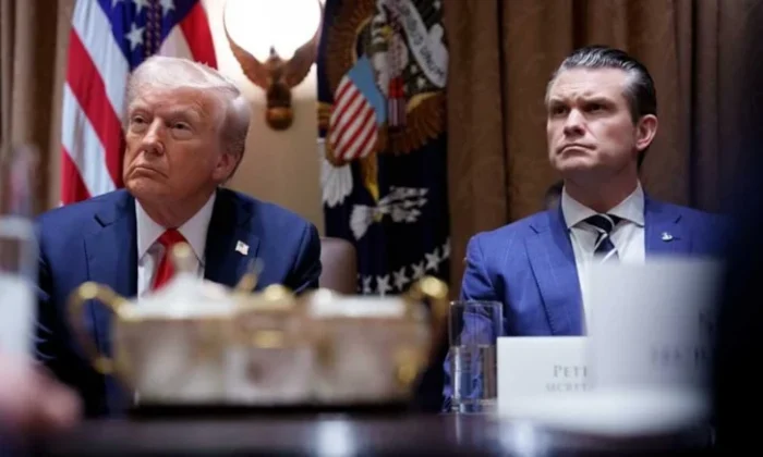 Trump’tan canlı yayında şok suçlama!. Savaş suçunu savunma bakanının üzerine attı!.