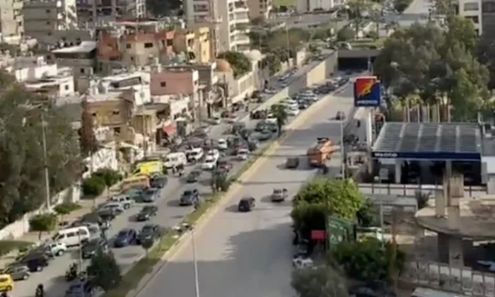 Kahpe İsrail’in bomba yağdırdığı Lübnan’dan kaçışlar sürüyor..