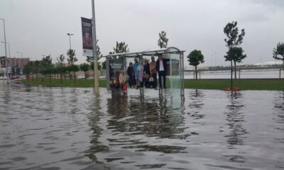 İstanbul sele teslim!.