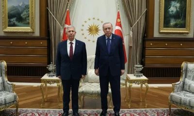 Cumhurbaşkanı Erdoğan, Mansur Yavaş’ı kabul etti..