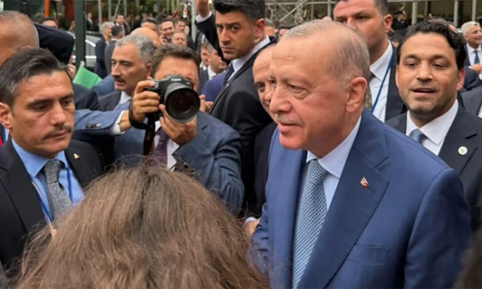 New York’taki Türk Evi’nde Cumhurbaşkanı Erdoğan’a coşkulu karşılama..