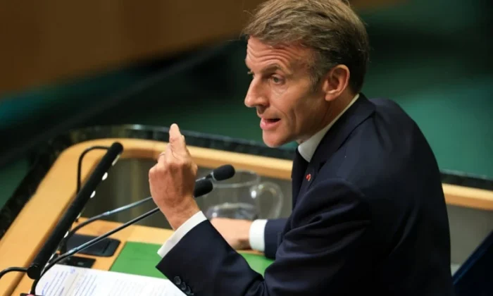 Fransa Cumhurbaşkanı Macron BM kürsüsünden İsrail’i yerden yere vurdu!.