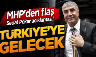 MHP’den Sedat Peker’in Türkiye’ye dönüşü ile ilgili flaş açıklama..