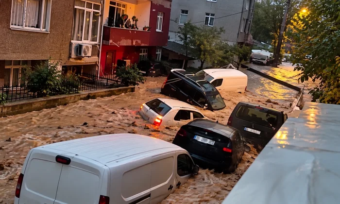 İstanbul’daki sel felaketinde 3 kişi öldü 4 kişi kayıp!.