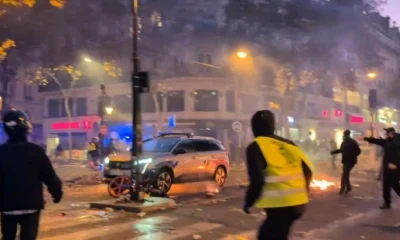 Paris sokakları savaş alanına döndü!.